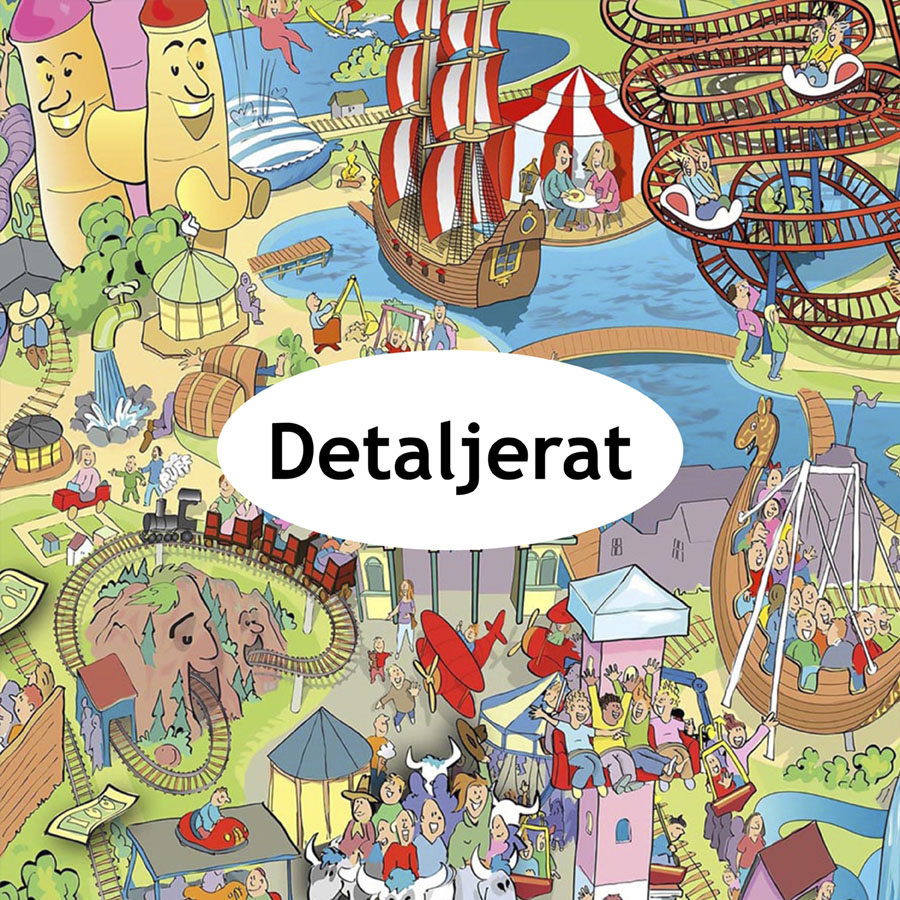 mycket detaljerat